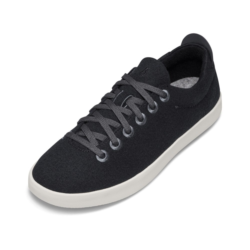 Allbirds Men's Sneakers Black - Wool Pipers - 72518JYLX